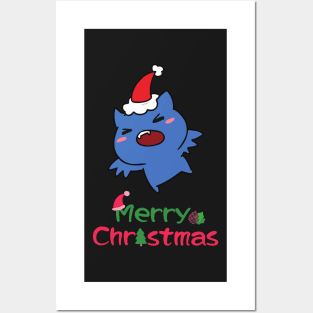 Christmas Bat Posters and Art